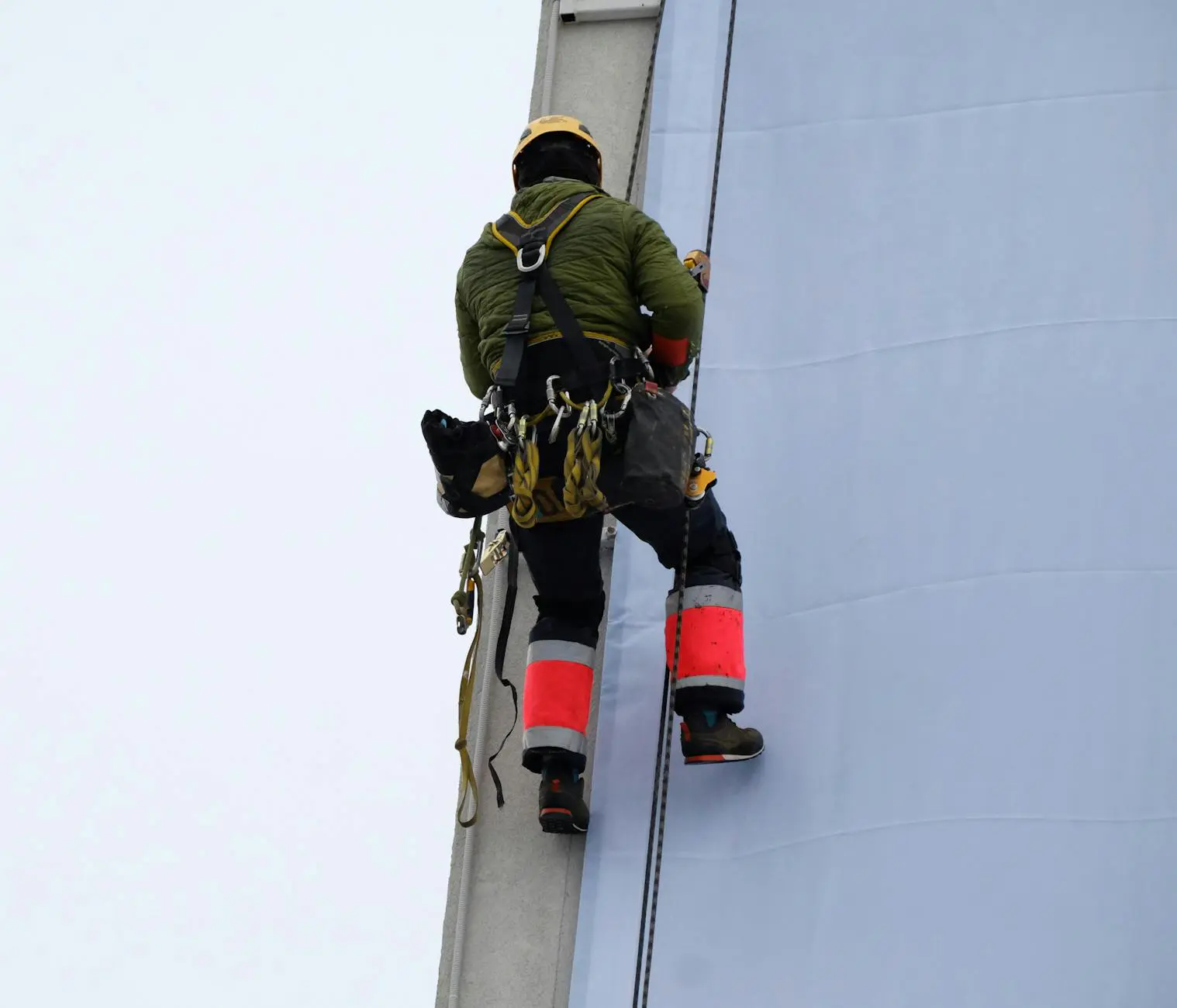 Rope access safety gear